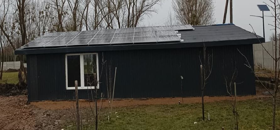 Gnuszyn - moc instalacji 9.9 kWp
